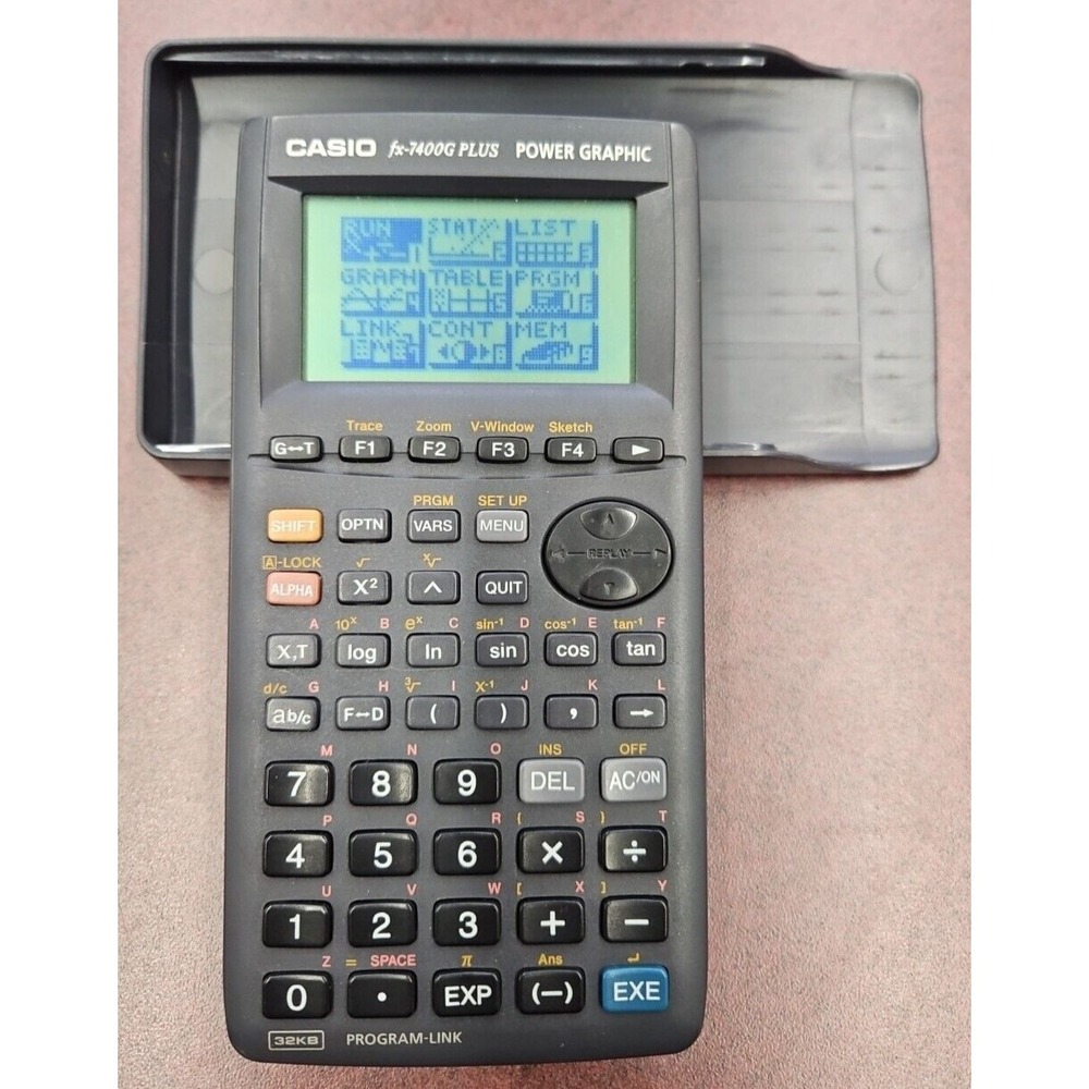 Casio FX-7400G Plus Power Graphic Calculator EUC Large Display + Cover *WORKS* - Picture 10 of 10